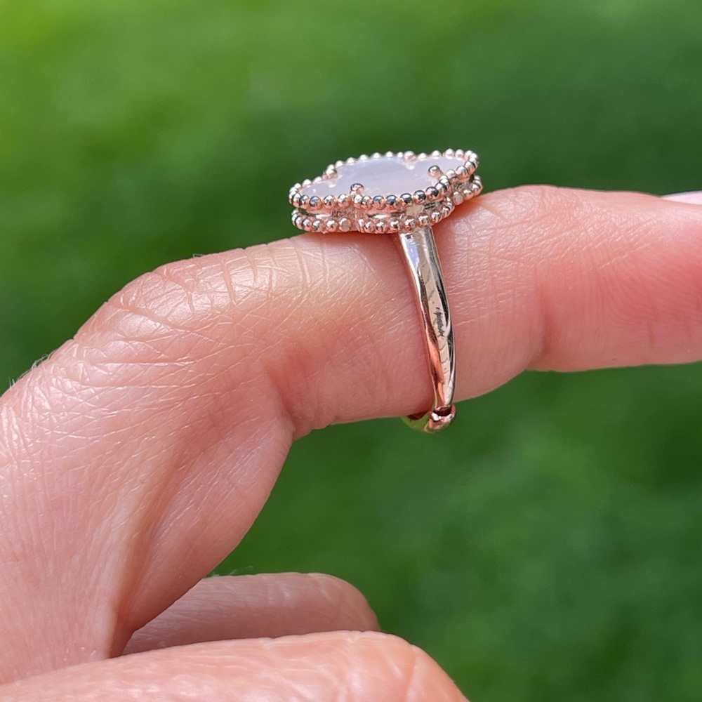 Four leaf four adjustable Clover ring - Picture 3 of 10